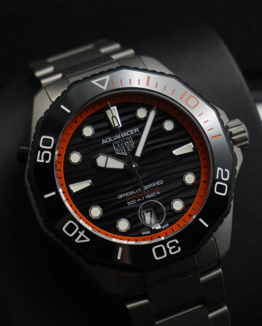 TAG Heuer Aquaracer Professional 500m Date 42mm Titanium Limited Edition - WBP5183