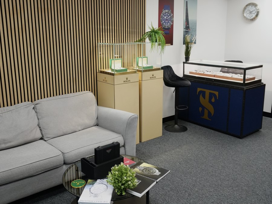 Showroom seating area