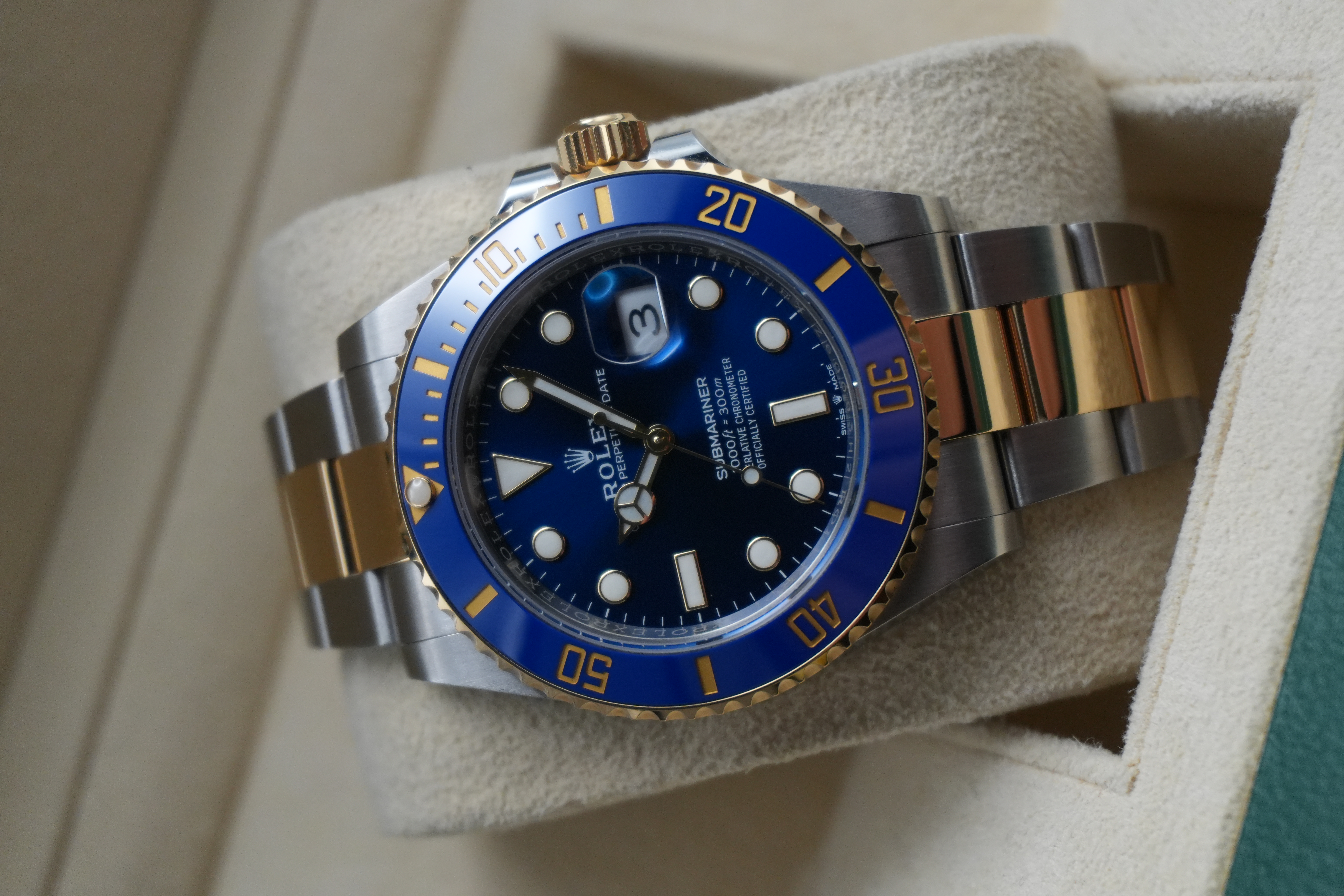 Rolex Submariner Date 41mm Oystersteel & Yellow Gold 'Bluesy' - 126613LB