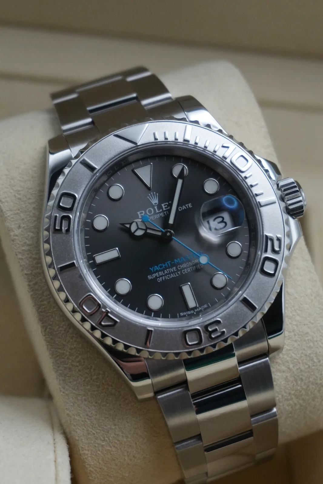 Rolex Yacht-Master 40 Rhodium Dial