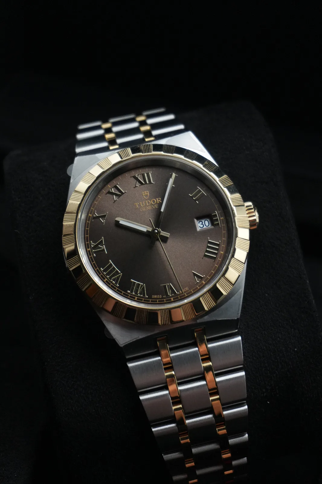 Tudor Royal 38mm Gold & Steel ‘Chocolate Dial’